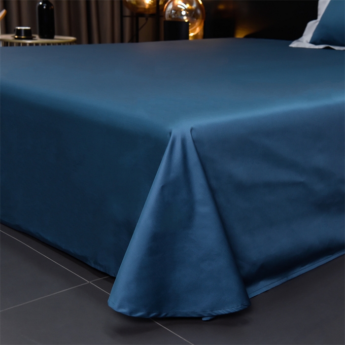 91家纺网 家纺一手货源 找家纺 瑞驰家纺2024新款长绒棉绣花四件套伊莎贝尔系列 伊莎贝尔-梦幻蓝