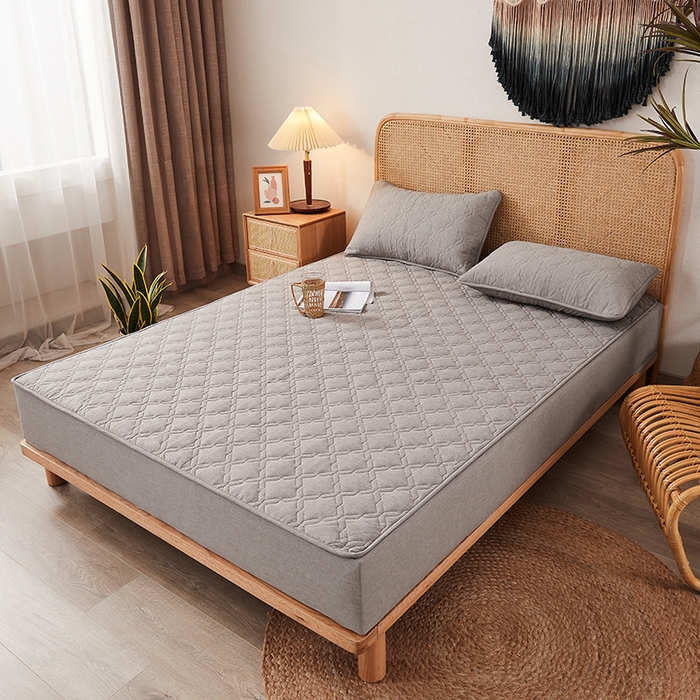 91家纺网 家纺一手货源 找家纺 （总）3C 2024新款抗菌防螨透气防水夹棉床笠