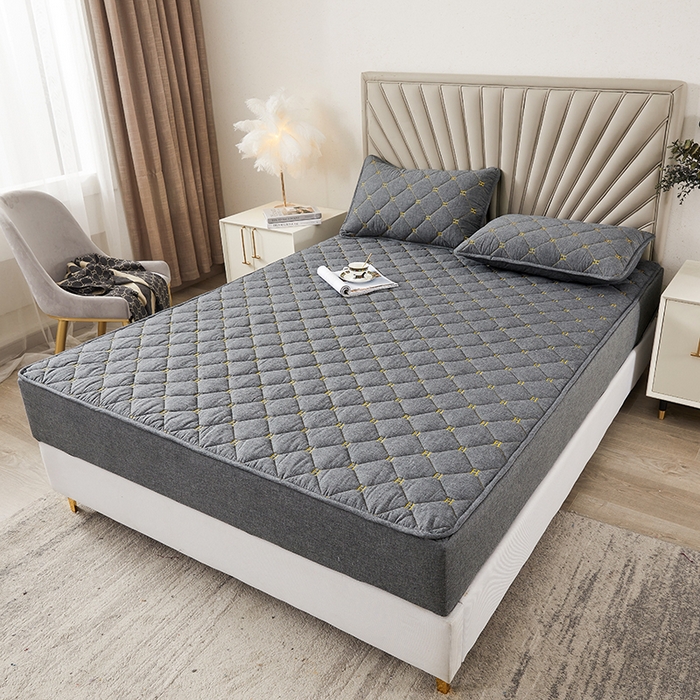 91家纺网 家纺一手货源 找家纺 （总）3C 2024新款H标刺绣床笠