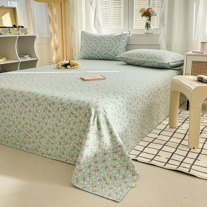 91家纺网 家纺一手货源 找家纺 （总）简宜家居（朝初家纺） 2025新款全棉老粗布A版单床单