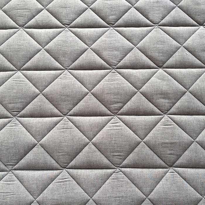 91家纺网 家纺一手货源 找家纺 3C 2024新款全棉夹棉大豆床护垫 烟灰