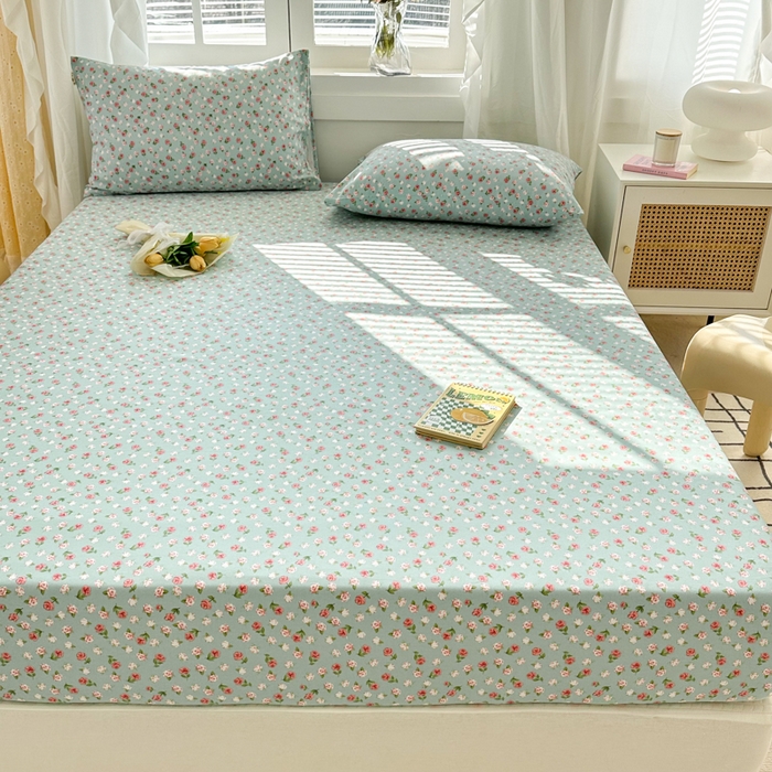 91家纺网 家纺一手货源 找家纺 （总）简宜家居（朝初家纺） 2025新款全棉老粗布A版单床笠