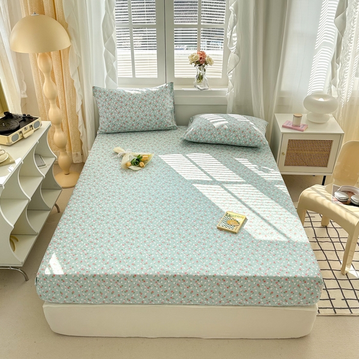 91家纺网 家纺一手货源 找家纺 （总）简宜家居（朝初家纺） 2025新款全棉老粗布A版单床笠