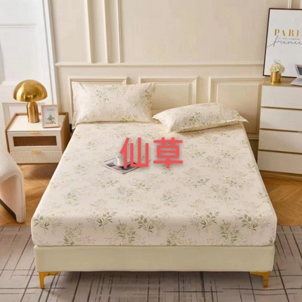91家纺网 家纺一手货源 找家纺 （总）梵巢家纺 芦荟棉床笠单床笠，外贸跨境单床笠磨毛床笠印花床笠床笠三件套