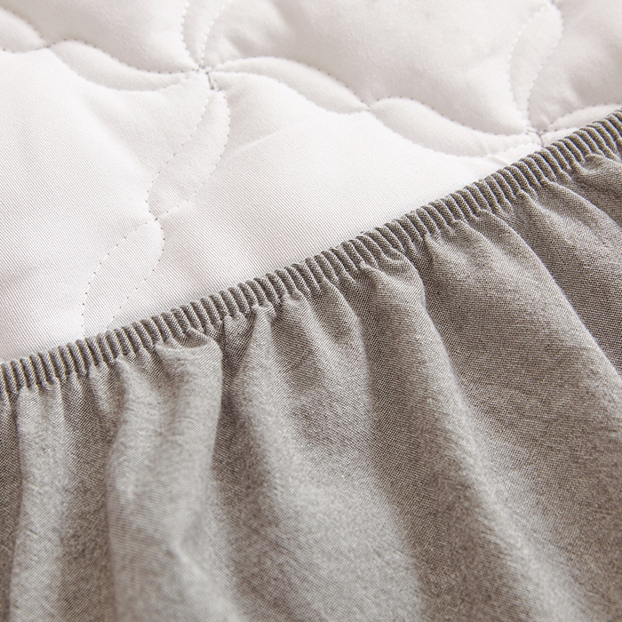 91家纺网 家纺一手货源 找家纺 （总）3C 2024新款全棉色织水洗绵抗菌床笠