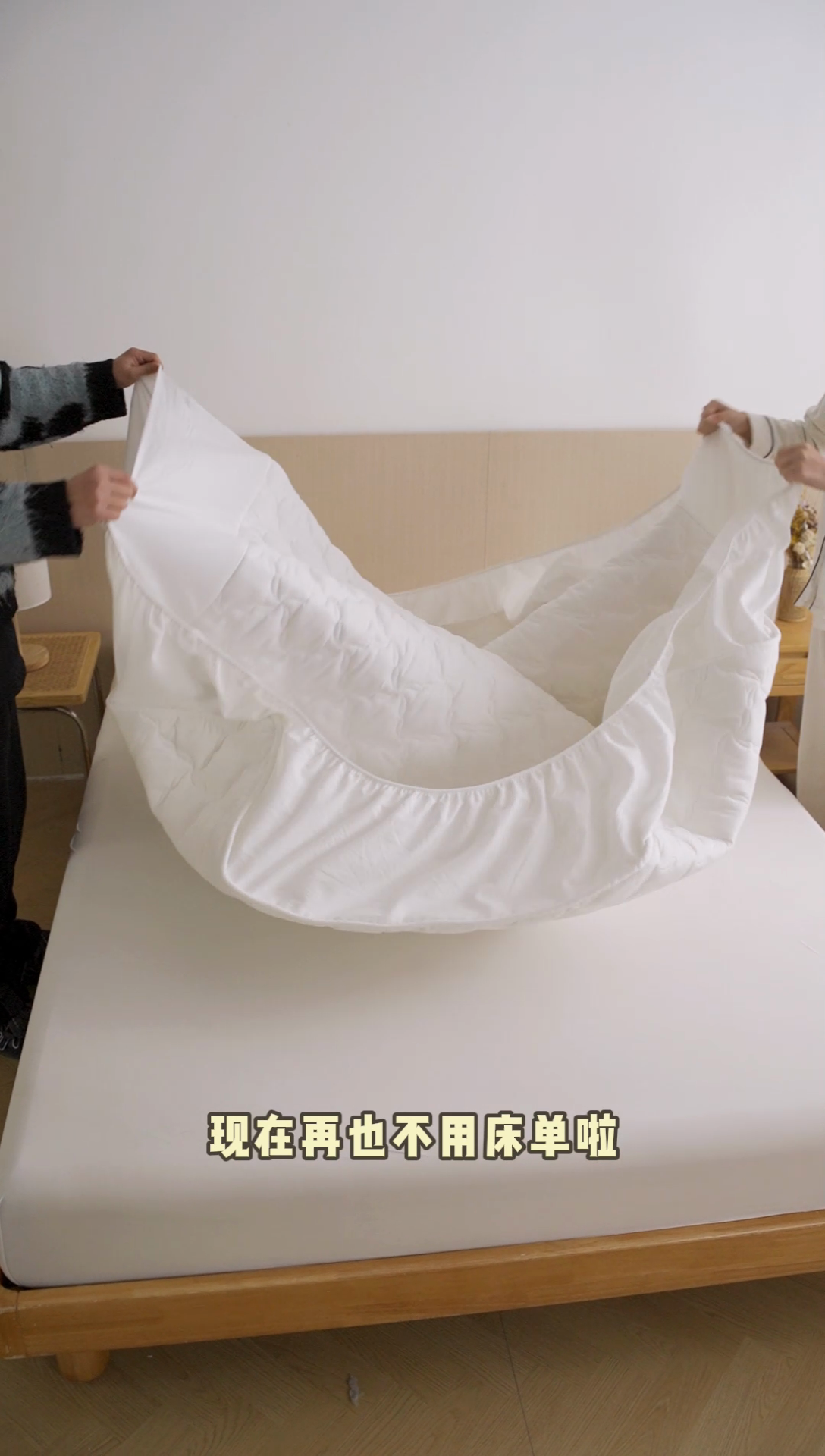 91家纺网 家纺一手货源 找家纺 3C 2024新款全棉色织水洗绵抗菌床笠 冰山灰