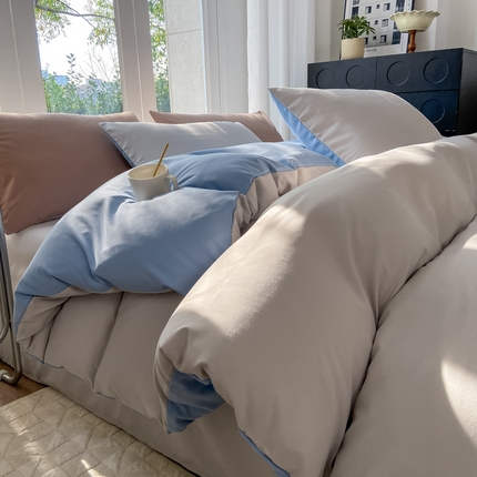 91家纺网 家纺一手货源 找家纺 （总）芷凡家纺 2024新款水洗磨毛四件套