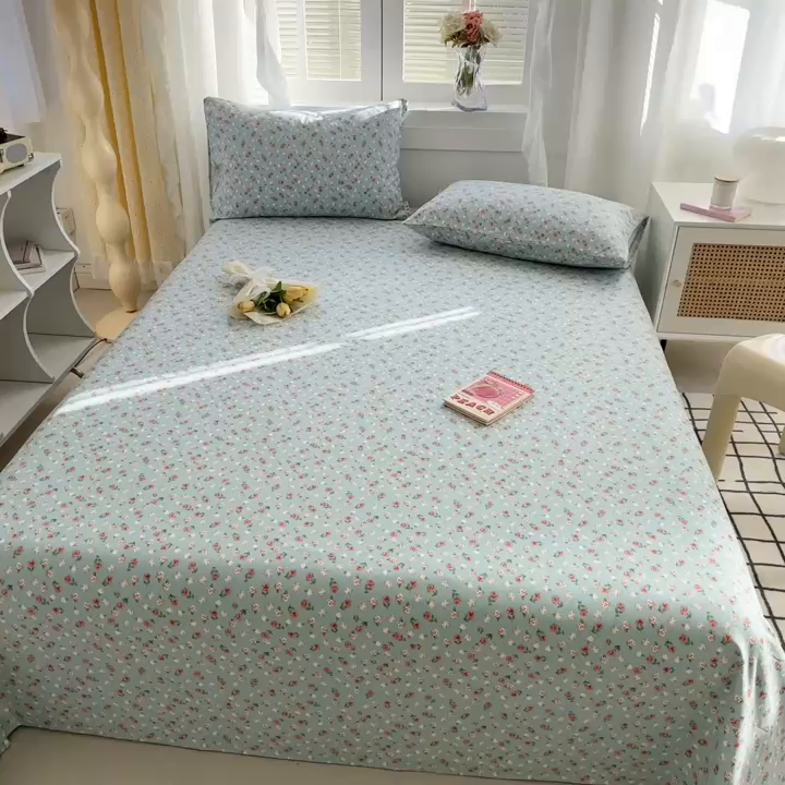 91家纺网 家纺一手货源 找家纺 （总）简宜家居（朝初家纺） 2025新款全棉老粗布A版单床单