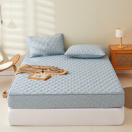 91家纺网 家纺一手货源 找家纺 （总）3C 2024新款全棉水洗棉印花大豆床笠