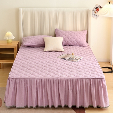 91家纺网 家纺一手货源 找家纺 （总）3C 2024新款风车抗菌水洗棉床裙 