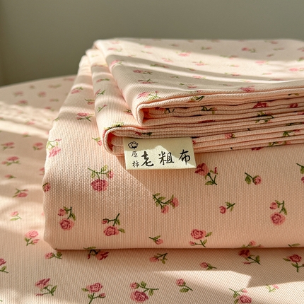 91家纺网 家纺一手货源 找家纺 （总）简宜家居（朝初家纺） 2025新款全棉老粗布A版单床单