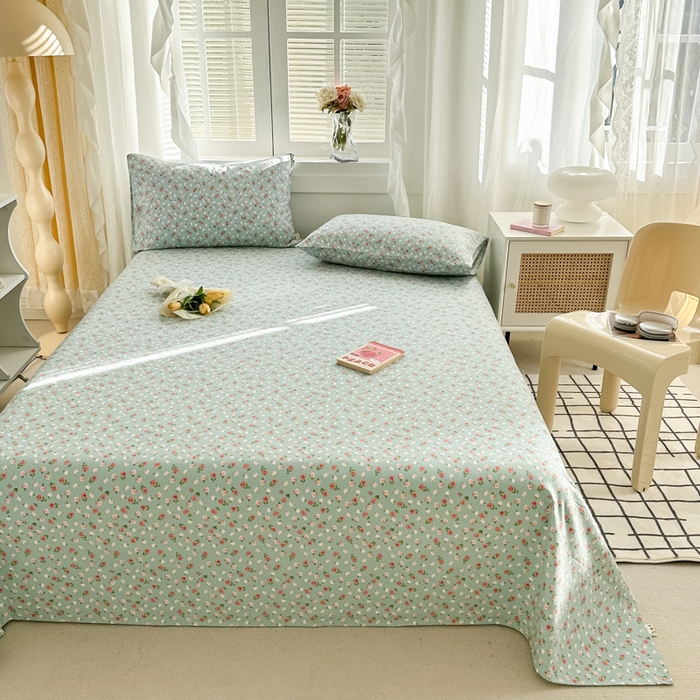 91家纺网 家纺一手货源 找家纺 （总）简宜家居（朝初家纺） 2025新款全棉老粗布A版单床单