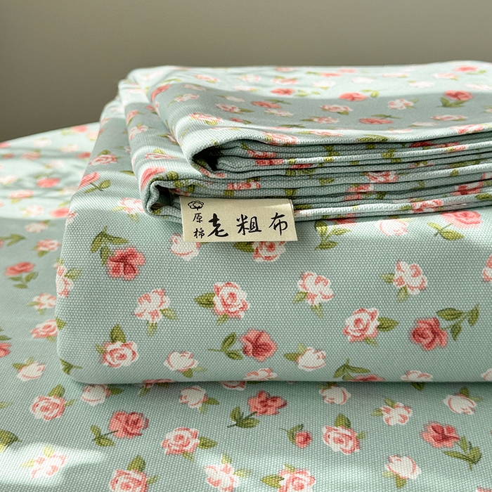 91家纺网 家纺一手货源 找家纺 （总）简宜家居（朝初家纺） 2025新款全棉老粗布A版单床单