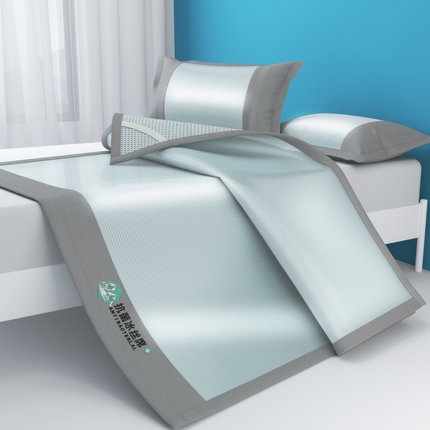 91家纺网 家纺一手货源 找家纺 会员优惠2元 总 yyds 2024新款高端冰丝凉席三件套床笠款软藤席冰丝席空调软席子