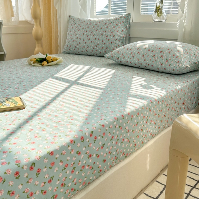 91家纺网 家纺一手货源 找家纺 （总）简宜家居（朝初家纺） 2025新款全棉老粗布A版单床笠