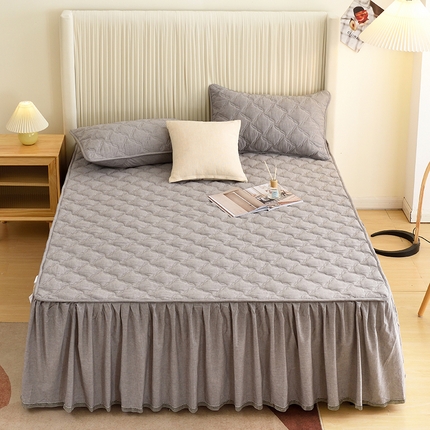 91家纺网 家纺一手货源 找家纺 （总）3C 2024新款风车抗菌水洗棉床裙 