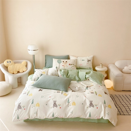 91家纺网 家纺一手货源 找家纺 （总）佰亿莱 2024新款13372全棉印花四件套