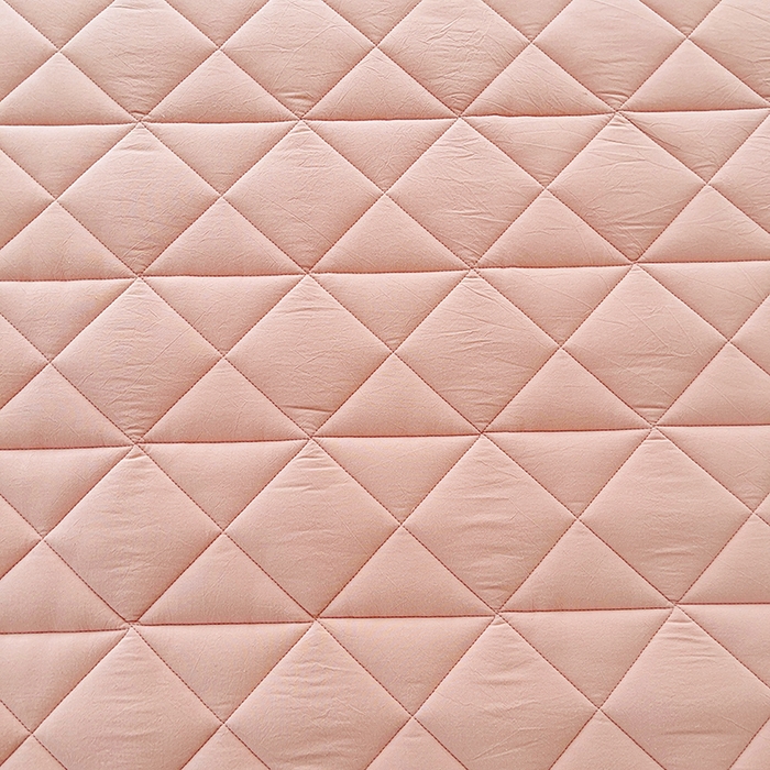 91家纺网 家纺一手货源 找家纺 3C 2024新款全棉夹棉大豆床护垫 柔粉