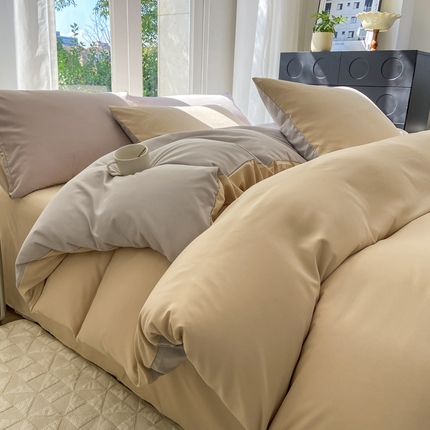 91家纺网 家纺一手货源 找家纺 （总）芷凡家纺 2024新款水洗磨毛四件套