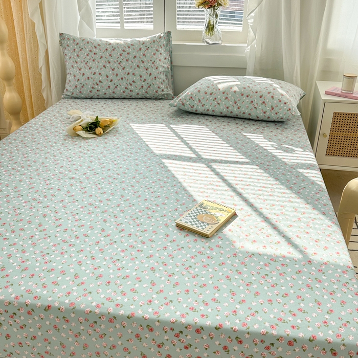 91家纺网 家纺一手货源 找家纺 （总）简宜家居（朝初家纺） 2025新款全棉老粗布A版单床笠