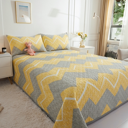 91家纺网 家纺一手货源 找家纺 （总）梦精灵家纺 2025新款直角40支全棉印花床盖四件套纯棉被套枕套