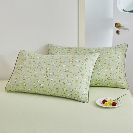 91家纺网 家纺一手货源 找家纺 （总）元元 2024新款小清新隐藏式夹棉套件单品-夹棉枕套