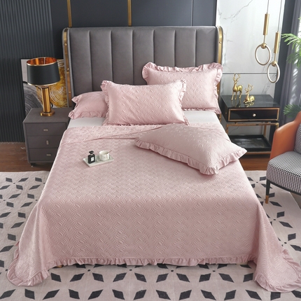 91家纺网 家纺一手货源 找家纺 （总）OL家纺2024新款双面天丝夏被床盖三件套-洛可可系列 