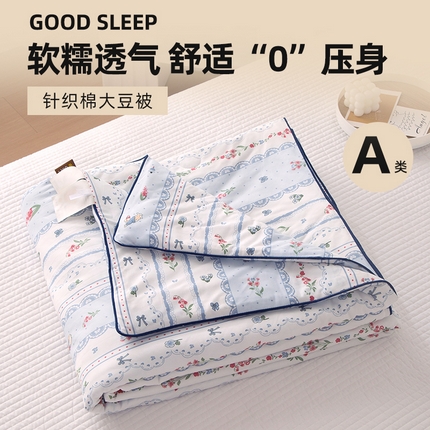 91家纺网 家纺一手货源 找家纺 （总）维洋 2025新款A类针织大豆被夏被被子