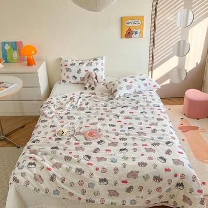 91家纺网 家纺一手货源 找家纺 暖生活 2025新款冰激淋凉感丝夏被系列