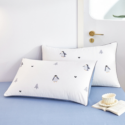 91家纺网 家纺一手货源 找家纺 （总）元元 2024新款小清新隐藏式夹棉套件单品-夹棉枕套