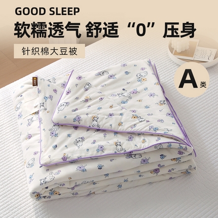 91家纺网 家纺一手货源 找家纺 （总）维洋 2025新款A类针织大豆被夏被被子