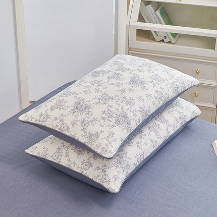 元元 2024新款小清新隐藏式夹棉套件单品-夹棉枕套 洛莉