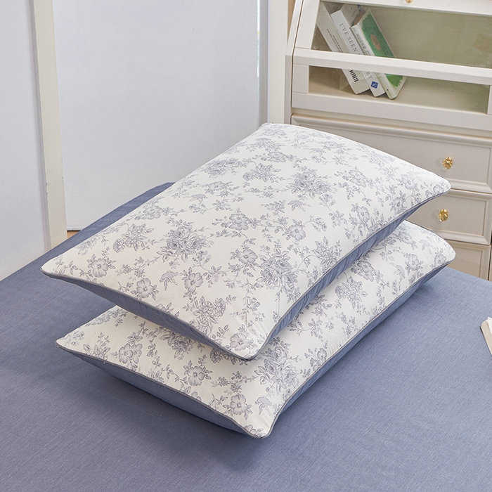 91家纺网 家纺一手货源 找家纺 元元 2024新款小清新隐藏式夹棉套件单品-夹棉枕套 洛莉