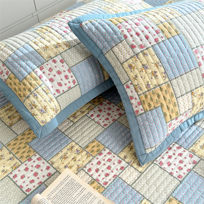 91家纺网 家纺一手货源 找家纺 美优兰2025春双面全棉水洗床盖懒人图 秘境