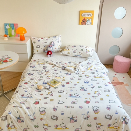 91家纺网 家纺一手货源 找家纺 暖生活 2025新款冰激淋凉感丝夏被系列