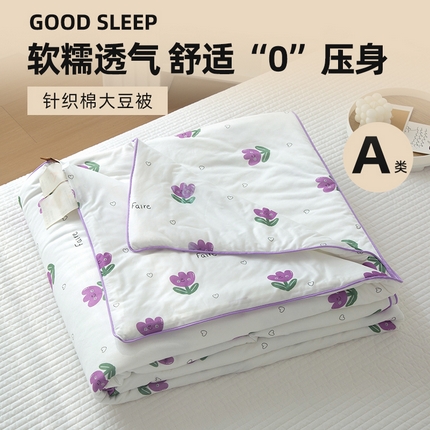 91家纺网 家纺一手货源 找家纺 （总）维洋 2025新款A类针织大豆被夏被被子