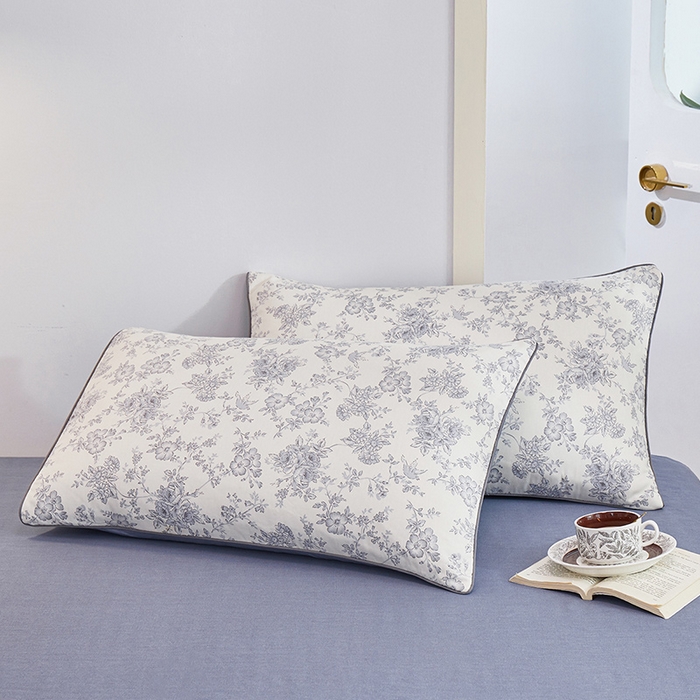 91家纺网 家纺一手货源 找家纺 元元 2024新款小清新隐藏式夹棉套件单品-夹棉枕套 洛莉