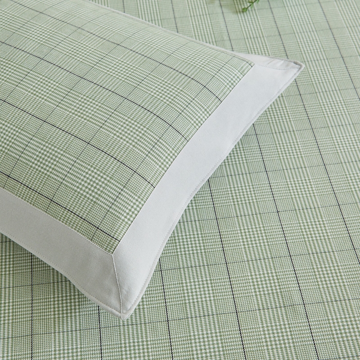 91家纺网 家纺一手货源 找家纺 棉乐町 2025新款全棉加厚宽边老粗布凉席三件套 朝歌