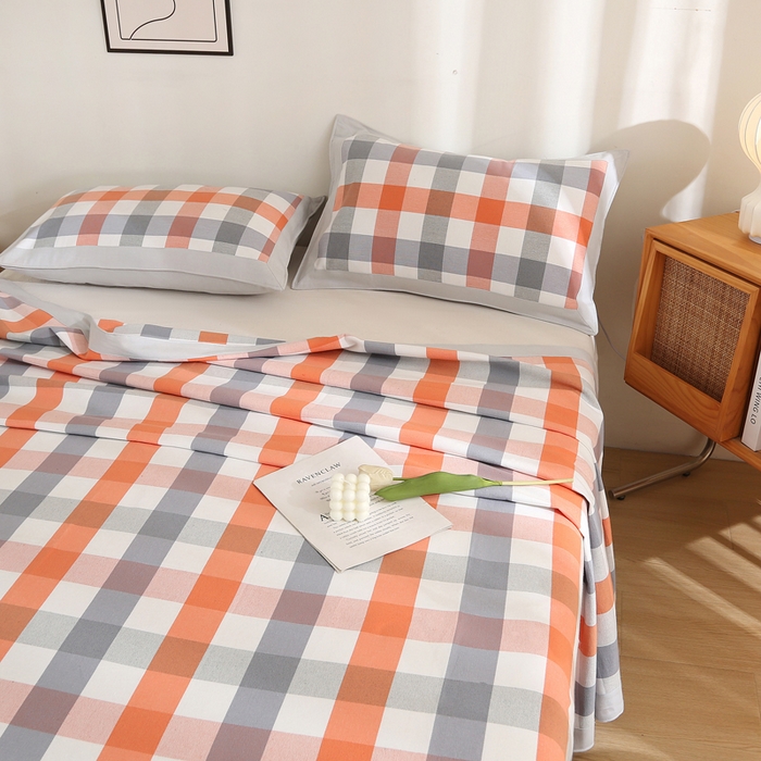 91家纺网 家纺一手货源 找家纺 首爱 2025新款全棉加厚宽边老粗布凉席三件套 蜀山