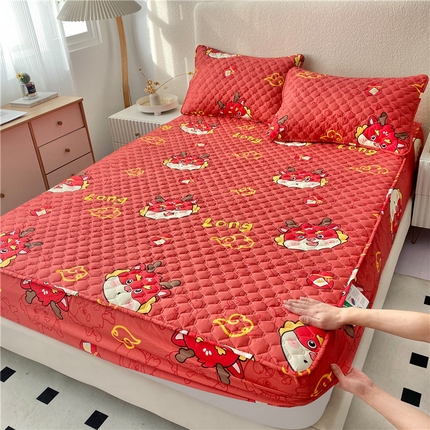 91家纺网 家纺一手货源 找家纺 （总）九亭家纺 2024新款A类全棉抗菌夹棉床笠