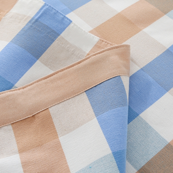 91家纺网 家纺一手货源 找家纺 首爱 2025新款全棉加厚宽边老粗布凉席三件套 天水