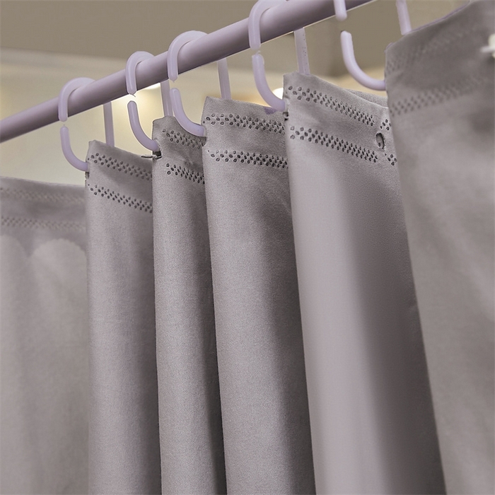 91家纺网 家纺一手货源 找家纺 艾晶美 2025新款轻奢风坐床式布帘遮光蚊帐 千鸟格-灰