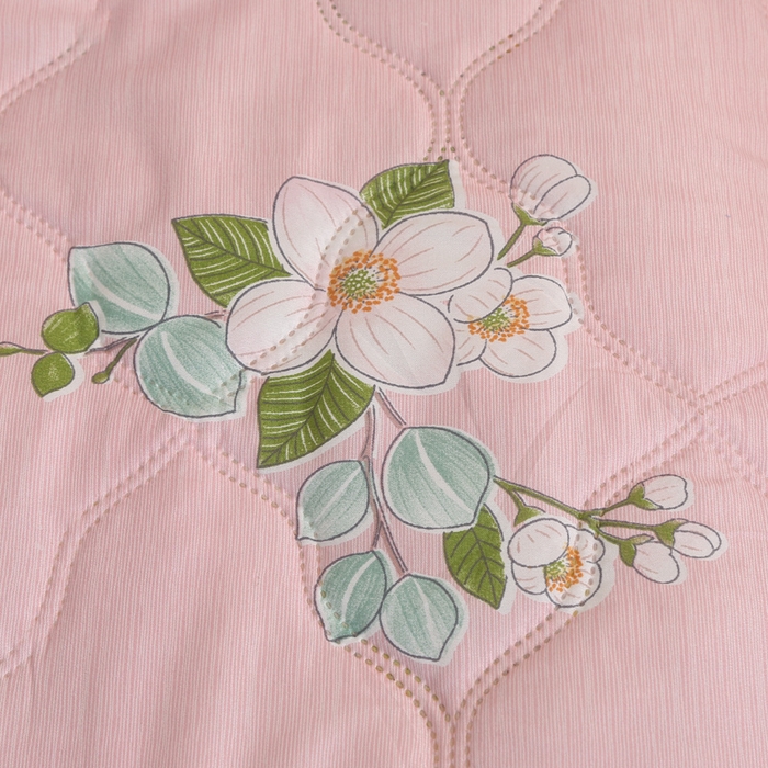 91家纺网 家纺一手货源 找家纺 被多多 2024新款清新印花亲肤绒夏被 秘密花园