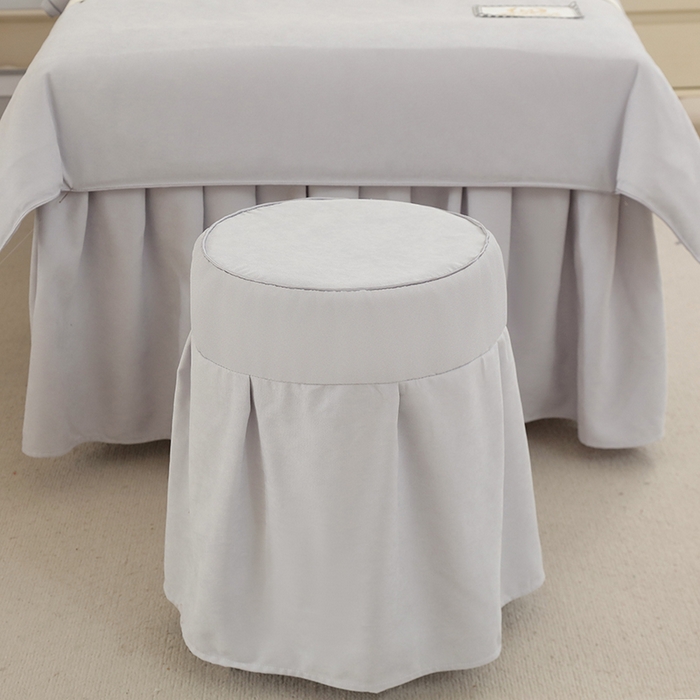 91家纺网 家纺一手货源 找家纺 不打烊家纺  (原春恩家纺) 2025新款贡棉高端床罩系列-艾米尔（此款控价128） 灰色