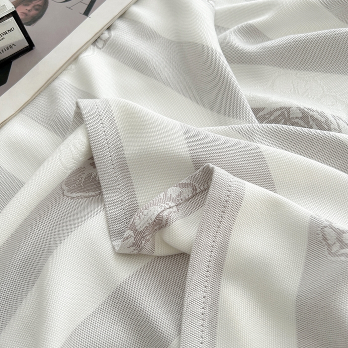 91家纺网 家纺一手货源 找家纺 （总）棉乐町 2025新款色织提花竹纤维毯