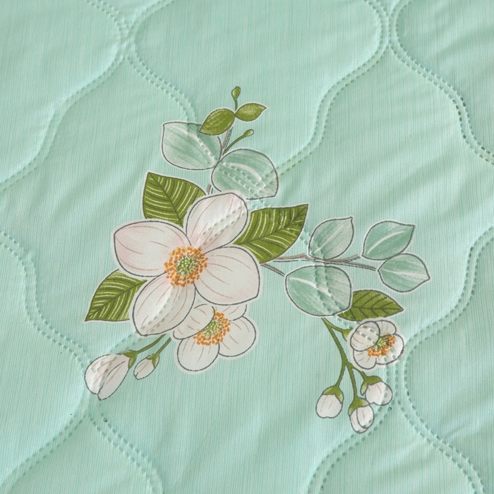 91家纺网 家纺一手货源 找家纺 （总）被多多 2024新款清新印花亲肤绒夏被