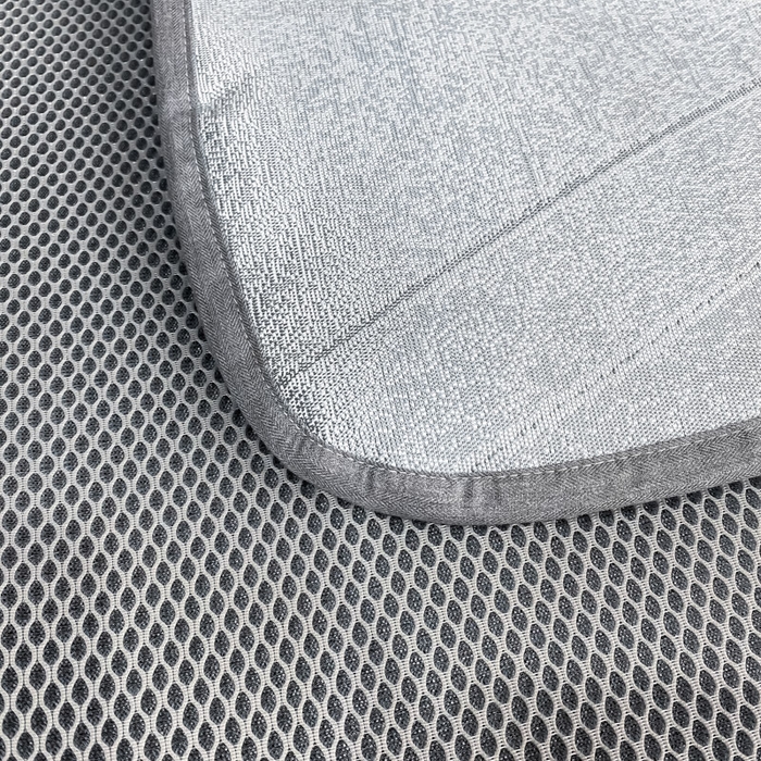 91家纺网 家纺一手货源 找家纺 由有2024升级款A类抗菌高精密色织提花可水洗冰丝凉席三件套/床笠款  邂逅-灰