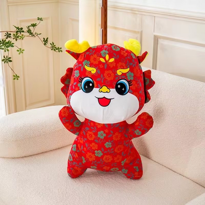 91家纺网 家纺一手货源 找家纺 （总）枕芯真意 2024新款色织双层纱玩偶龙年礼品直播礼品