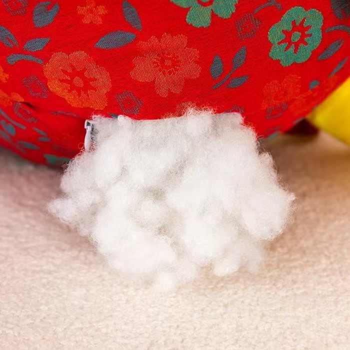 91家纺网 家纺一手货源 找家纺 （总）枕芯真意 2024新款色织双层纱玩偶龙年礼品直播礼品