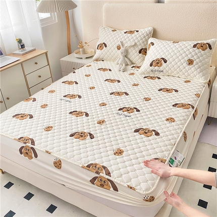 91家纺网 家纺一手货源 找家纺 （总）九亭家纺 2024新款A类全棉抗菌夹棉床笠